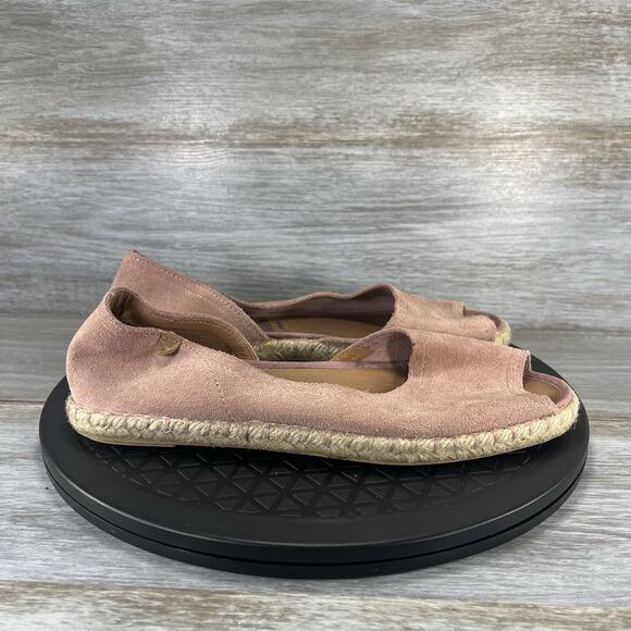 Verbenas Women’s CRUZ Pink Suede D'Orsay Espadrille Flats Size EU 38 US 7.5 - Picture 3 of 9